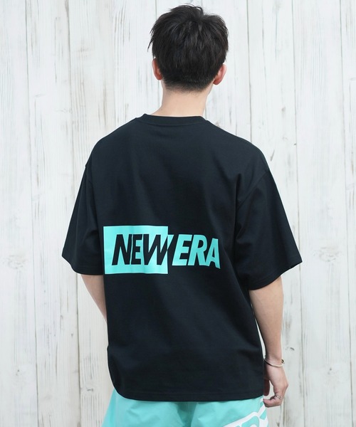 NEW ERA（ニューエラ）の「【ムラサキスポーツ限定】NEW ERA/ニューエラ 半袖Tシャツ バックプリント 速乾 14670947/14670948/14670949（Tシャツ/カットソー・メンズ・ブラック/ホワイト/ブラック×グリーン・M/L/XL/XXL）」の20枚目の写真