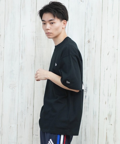 NEW ERA（ニューエラ）の「【ムラサキスポーツ限定】NEW ERA/ニューエラ 半袖Tシャツ バックプリント 速乾 14670947/14670948/14670949（Tシャツ/カットソー・メンズ・ブラック/ホワイト/ブラック×グリーン・M/L/XL/XXL）」の12枚目の写真