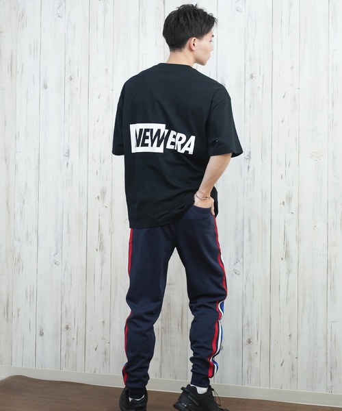 NEW ERA（ニューエラ）の「【ムラサキスポーツ限定】NEW ERA/ニューエラ 半袖Tシャツ バックプリント 速乾 14670947/14670948/14670949（Tシャツ/カットソー・メンズ・ブラック/ホワイト/ブラック×グリーン・M/L/XL/XXL）」の17枚目の写真