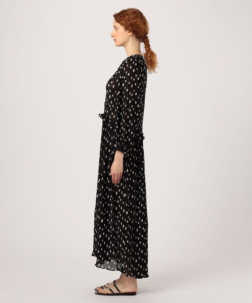 BAUM UND PFERDGARTEN(バウムウンドヘルガーデン)の「BAUM UND PFERDGARTEN ドットドレス(ワンピース・レディース・ブラック系その他・36)」の3枚目の写真