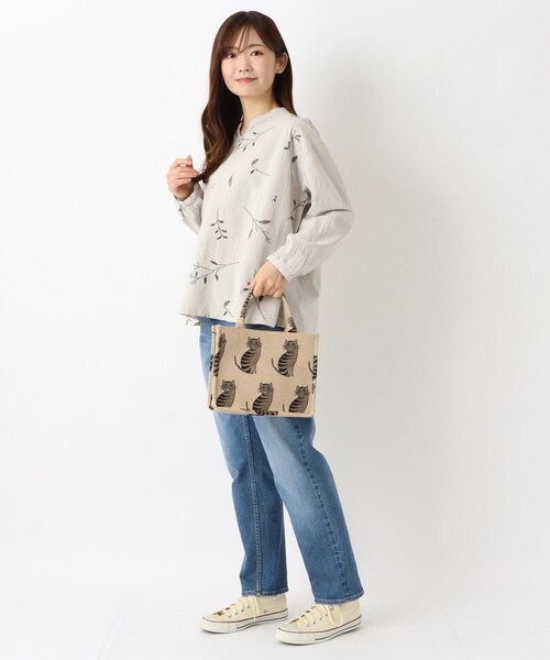 one'sterrace(ワンズテラス)の「コピーヌミニトート(トートバッグ・レディース・グレー系4/ベージュ系8/ダークブラウン系8・99)」の17枚目の写真