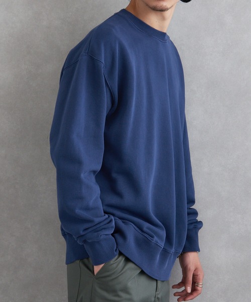 MAGASIN DE MODE Brew(マガジンデモードブリュー)の「【MAGASIN DE MODE Brew】ピグメントスウェットシャツ(スウェット・メンズ・ブラック/ネイビー/ナチュラル・XL/M/L)」の13枚目の写真