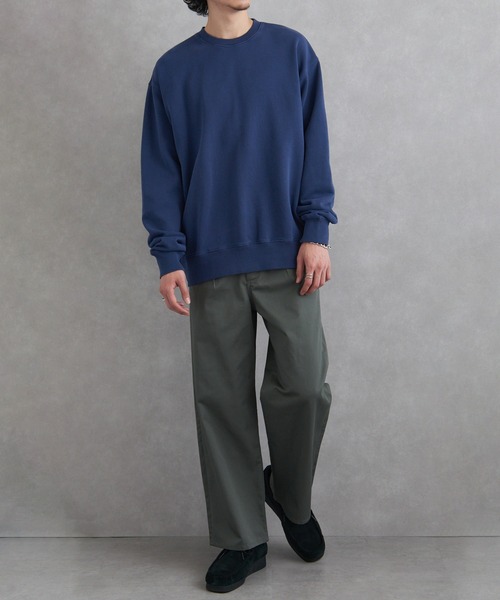 MAGASIN DE MODE Brew(マガジンデモードブリュー)の「【MAGASIN DE MODE Brew】ピグメントスウェットシャツ(スウェット・メンズ・ブラック/ネイビー/ナチュラル・XL/M/L)」の15枚目の写真
