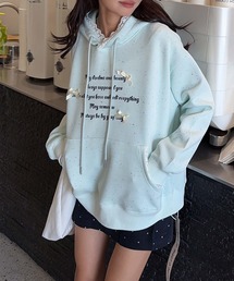 aimoha | フリル付きロゴパーカーデザイン(パーカー)