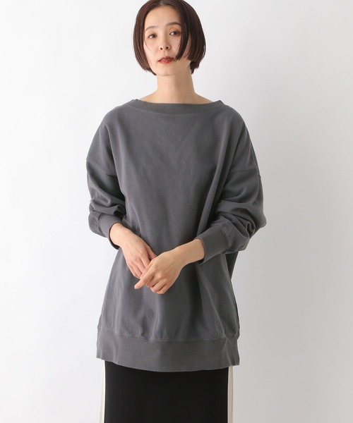 LEPSIM（レプシィム）の「2WAYオフショルプルオーバー　320066（Tシャツ/カットソー・レディース・チャコールグレー/オフホワイト/ピンク・FREE）」の11枚目の写真