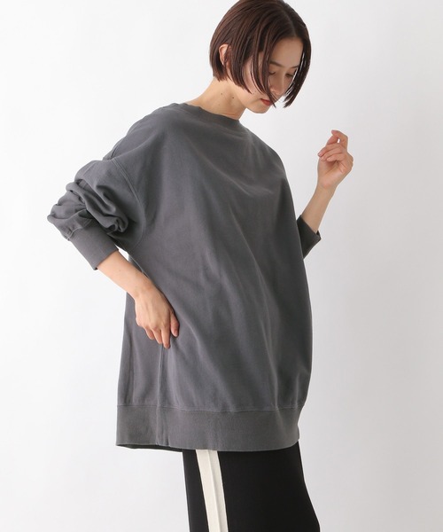 LEPSIM（レプシィム）の「2WAYオフショルプルオーバー　320066（Tシャツ/カットソー・レディース・チャコールグレー/オフホワイト/ピンク・FREE）」の12枚目の写真