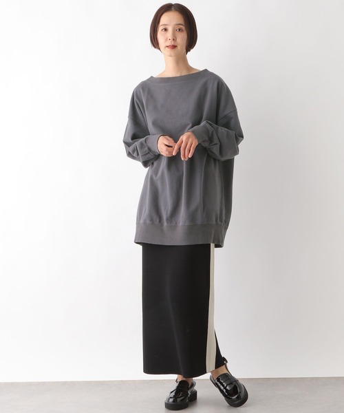 LEPSIM（レプシィム）の「2WAYオフショルプルオーバー　320066（Tシャツ/カットソー・レディース・チャコールグレー/オフホワイト/ピンク・FREE）」の13枚目の写真