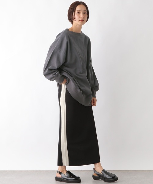LEPSIM（レプシィム）の「2WAYオフショルプルオーバー　320066（Tシャツ/カットソー・レディース・チャコールグレー/オフホワイト/ピンク・FREE）」の15枚目の写真