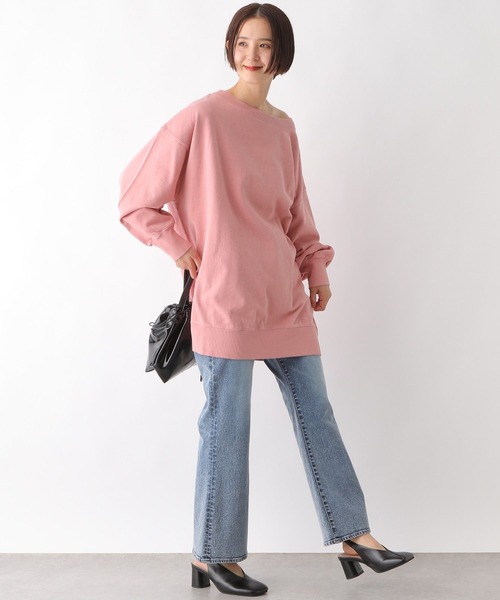 LEPSIM（レプシィム）の「2WAYオフショルプルオーバー　320066（Tシャツ/カットソー・レディース・チャコールグレー/オフホワイト/ピンク・FREE）」の20枚目の写真