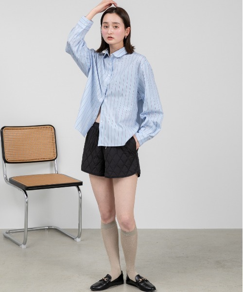 ad thie（アドティエ）の「ラウンドカラー アソートシャツ（シャツ/ブラウス・レディース・ライトブルー/ブラウン系/ピンク系/ブルー・FREE）」の22枚目の写真