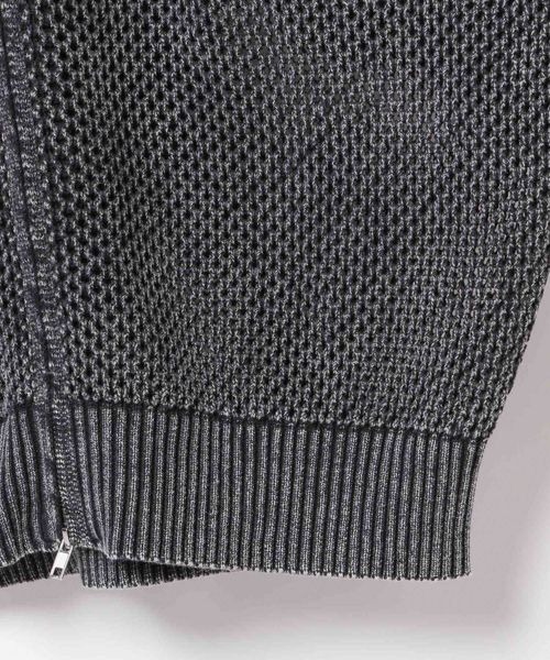 PBLIM（ページボーイリム）の「《UNISEX》ピグメントメッシュニット（ニット/セーター・レディース・ブラック/ブラウン/ブルー・MEDIUM/SMALL）」の20枚目の写真