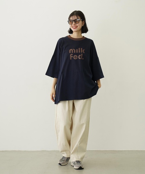 ミルク★牛さん(BIG) MILKFED ミルクフェド レディース CALIFORNIA 1995 FOOTBALL