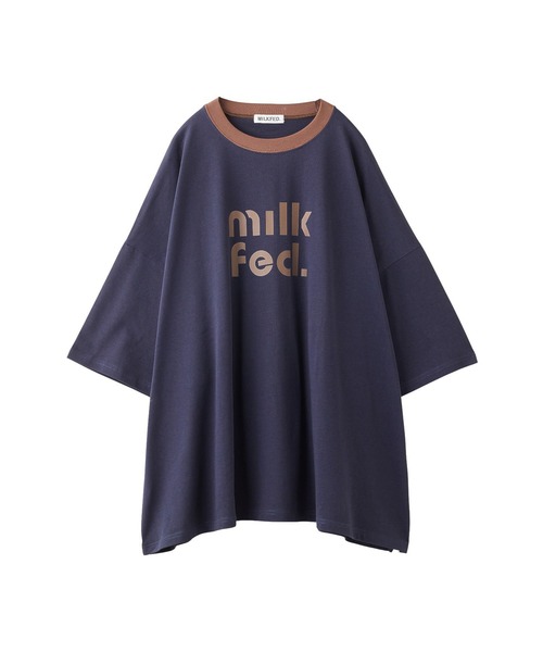 ☆ミルクフェド☆超美品☆完売配色ビッグロゴオーバーサイズTシャツ☆ 新品】ミルクフェド ビッグTシャツ オーバーサイズ ロゴ - メルカリ