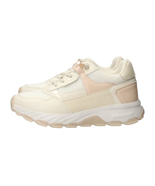 PARADIS COULEUR】エラスティックシューレーススニーカー(355004