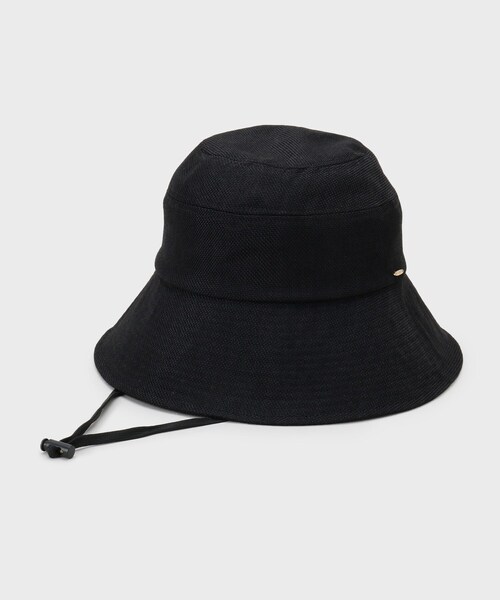 OPAQUE.CLIP（オペークドットクリップ）の「【抗菌防臭】ギマハット（ハット・レディース・ベージュ/ブラック/ライトベージュ・00）」の2枚目の写真