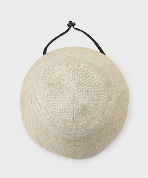 OPAQUE.CLIP（オペークドットクリップ）の「【抗菌防臭】ギマハット（ハット・レディース・ベージュ/ブラック/ライトベージュ・00）」の6枚目の写真