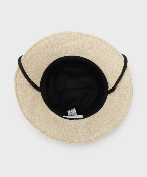 OPAQUE.CLIP（オペークドットクリップ）の「【抗菌防臭】ギマハット（ハット・レディース・ベージュ/ブラック/ライトベージュ・00）」の7枚目の写真