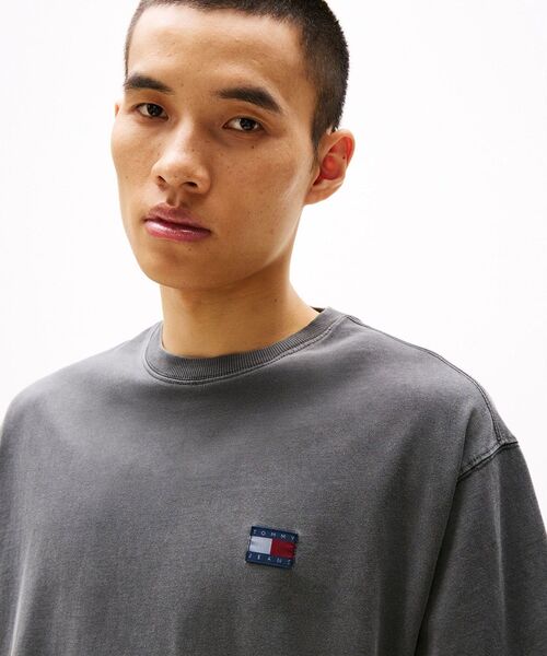 tommy jeans(トミー ジーンズ)の「リラックスラベルTシャツ(Tシャツ/カットソー・メンズ・グレー/レッド/グリーン/マルチ/ブルー・SMALL/MEDIUM/LARGE/X-LARGE)」の16枚目の写真