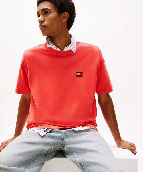 セール】リラックスラベルTシャツ（Tシャツ/カットソー）｜TOMMY JEANS