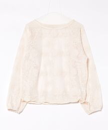 LOWRYS FARM | レースメッシュシャツＬＳ　 288093(シャツ/ブラウス)