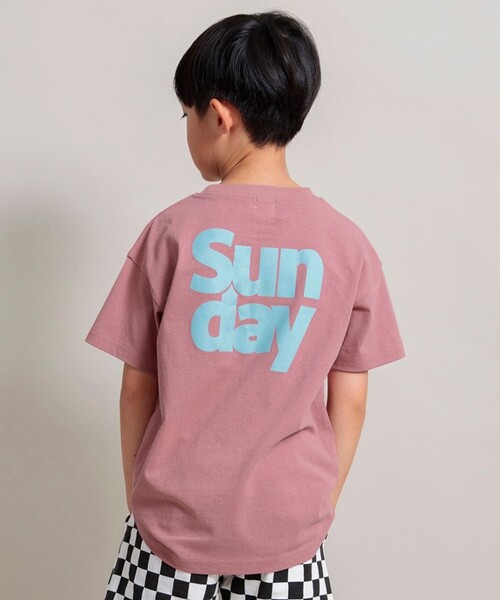 DRC branshes(ディーアールシーブランシェス)の「【DRC/綿100%】アソートグラフィック半袖Tシャツ(Tシャツ/カットソー・キッズ・アイボリー/ブルーグレー/マスタード/フューシャピンク/ベージュ/ダークグリーン/ブラック/チャコールグレー/オフホワイト/ネイビー/ライム/ブルー・150/160/90/100/110/120/130/140)」の12枚目の写真