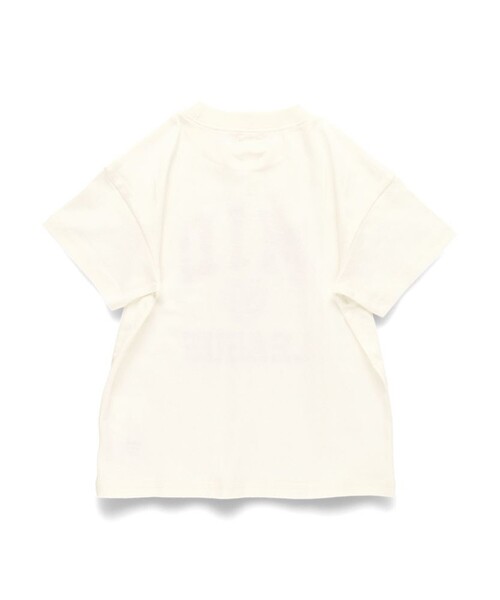 DRC branshes(ディーアールシーブランシェス)の「【DRC/綿100%】アソートグラフィック半袖Tシャツ(Tシャツ/カットソー・キッズ・アイボリー/ブルーグレー/マスタード/フューシャピンク/ベージュ/ダークグリーン/ブラック/チャコールグレー/オフホワイト/ネイビー/ライム/ブルー・150/160/90/100/110/120/130/140)」の17枚目の写真