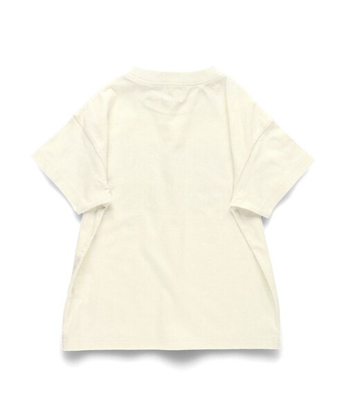 DRC branshes(ディーアールシーブランシェス)の「【DRC/綿100%】アソートグラフィック半袖Tシャツ(Tシャツ/カットソー・キッズ・アイボリー/ブルーグレー/マスタード/フューシャピンク/ベージュ/ダークグリーン/ブラック/チャコールグレー/オフホワイト/ネイビー/ライム/ブルー・150/160/90/100/110/120/130/140)」の19枚目の写真