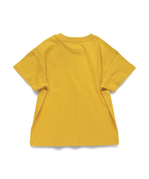 DRC branshes(ディーアールシーブランシェス)の「【DRC/綿100%】アソートグラフィック半袖Tシャツ(Tシャツ/カットソー・キッズ・アイボリー/ブルーグレー/マスタード/フューシャピンク/ベージュ/ダークグリーン/ブラック/チャコールグレー/オフホワイト/ネイビー/ライム/ブルー・150/160/90/100/110/120/130/140)」の21枚目の写真