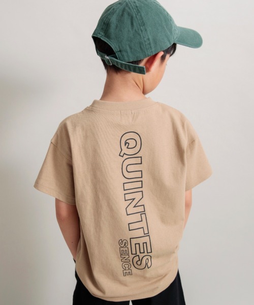 DRC branshes(ディーアールシーブランシェス)の「【DRC/綿100%】アソートグラフィック半袖Tシャツ(Tシャツ/カットソー・キッズ・アイボリー/ブルーグレー/マスタード/フューシャピンク/ベージュ/ダークグリーン/ブラック/チャコールグレー/オフホワイト/ネイビー/ライム/ブルー・150/160/90/100/110/120/130/140)」の7枚目の写真
