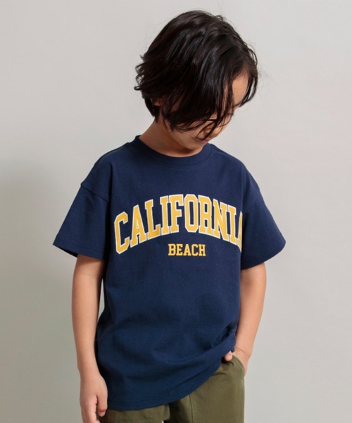DRC branshes(ディーアールシーブランシェス)の「【DRC/綿100%】アソートグラフィック半袖Tシャツ(Tシャツ/カットソー・キッズ・アイボリー/ブルーグレー/マスタード/フューシャピンク/ベージュ/ダークグリーン/ブラック/チャコールグレー/オフホワイト/ネイビー/ライム/ブルー・150/160/90/100/110/120/130/140)」の9枚目の写真
