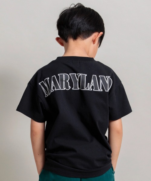DRC branshes(ディーアールシーブランシェス)の「【DRC/綿100%】アソートグラフィック半袖Tシャツ(Tシャツ/カットソー・キッズ・アイボリー/ブルーグレー/マスタード/フューシャピンク/ベージュ/ダークグリーン/ブラック/チャコールグレー/オフホワイト/ネイビー/ライム/ブルー・150/160/90/100/110/120/130/140)」の4枚目の写真