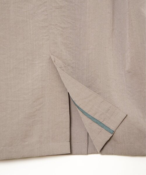 LBC(エルビーシー)の「リネンライクハーフスリーブジャケット(テーラードジャケット・レディース・カーキブラウン/ダークオリーブ・M)」の13枚目の写真