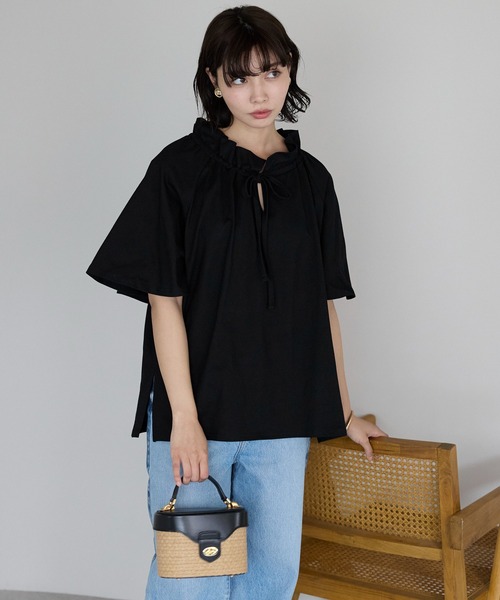 トップス Sui ribbon tops トップス ANDMARY Sui ribbon tops ivory Sui ribbon tops