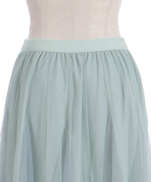 axes femme（アクシーズファム）の「グラデーションチュールスカート（スカート・レディース・キナリ/ミント/ブラック/ネイビー・FREE）」の19枚目の写真