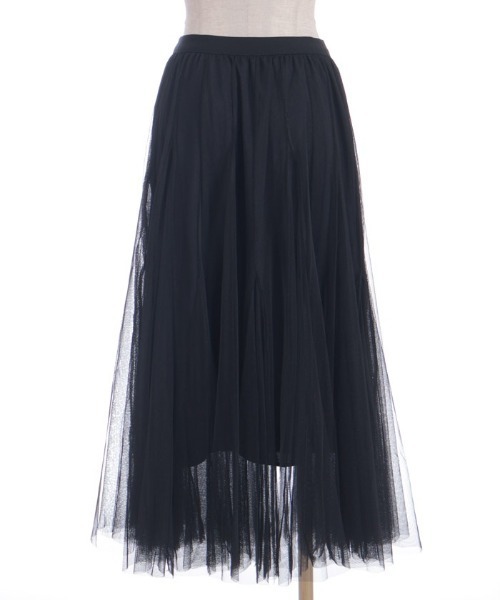 axes femme（アクシーズファム）の「グラデーションチュールスカート（スカート・レディース・キナリ/ミント/ブラック/ネイビー・FREE）」の9枚目の写真