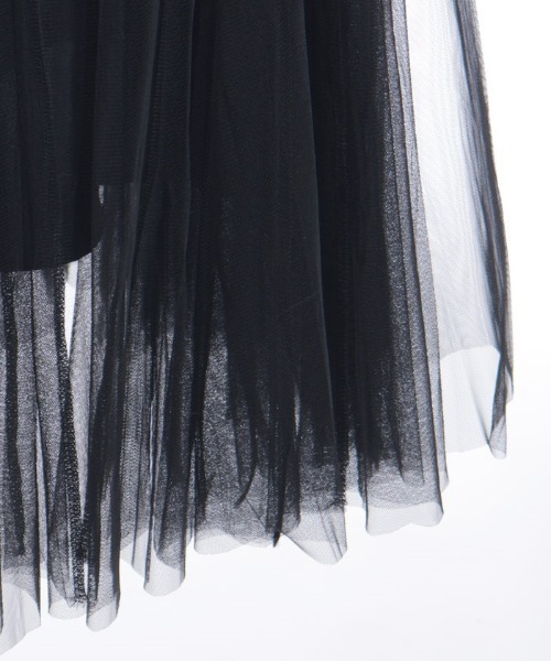 axes femme（アクシーズファム）の「グラデーションチュールスカート（スカート・レディース・キナリ/ミント/ブラック/ネイビー・FREE）」の11枚目の写真