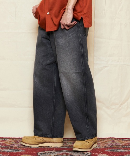 Lee(リー)の「Lee/リー SUPERSIZED ビッグシルエットカウボーイデニムパンツ セットアップ可/ワイドデニムパンツ/新作デニムパンツ/ビックシルエット(デニムパンツ・メンズ・ブルー系その他/ブラック系その他/ブルー・SMALL/MEDIUM/LARGE/X-LARGE)」の17枚目の写真