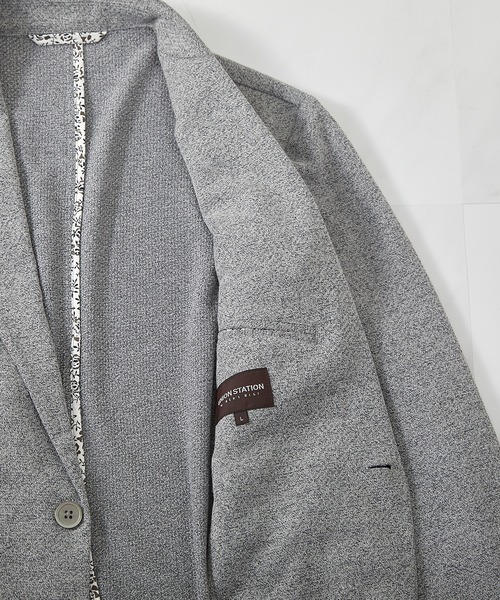 UNION STATION（ユニオンステーション）の「<UNION STATION by MEN'S BIGI>MIXハニカムカットジャケット（テーラードジャケット・メンズ・ネイビー/グレー/ダークネイビー・LL/S/M/L）」の14枚目の写真