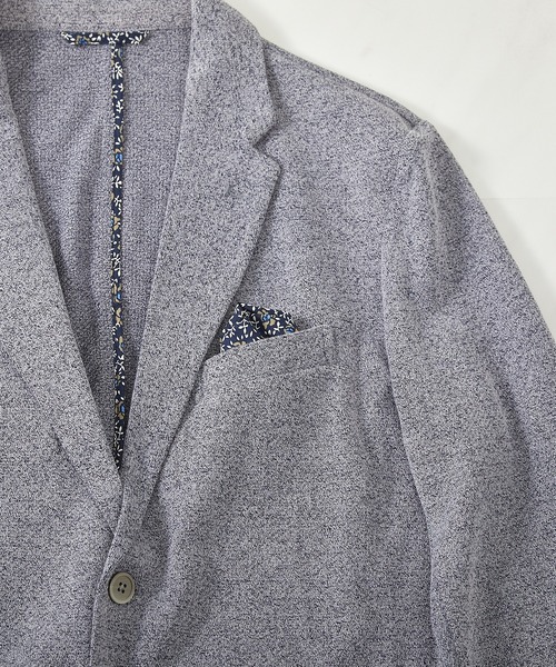 UNION STATION（ユニオンステーション）の「<UNION STATION by MEN'S BIGI>MIXハニカムカットジャケット（テーラードジャケット・メンズ・ネイビー/グレー/ダークネイビー・LL/S/M/L）」の19枚目の写真