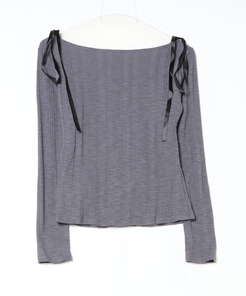 gossip！ロサンゼルス（ゴシップロサンゼルス）の「Y2K レースネックキャミ&2WAYボタンカーディガンSET（Tシャツ/カットソー・レディース・ブラック/グレー/ピンク・FREE）」の16枚目の写真