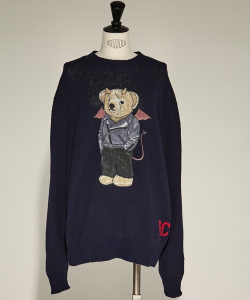 ニット セーター 「BASICKS/ベーシックス」Bear Balaclava Knit/ベアフーディー レディース BASICKS ニット セーター 「BASICKS/ベーシックス」Bear