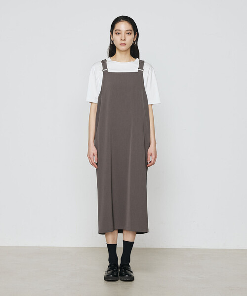 COMME CA(コムサ)の「ツイミーツイルへビー ジャンパースカート(スカート・レディース・ブラック/グレー・9号)」の9枚目の写真