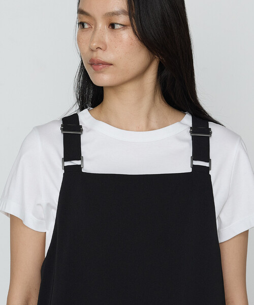 COMME CA(コムサ)の「ツイミーツイルへビー ジャンパースカート(スカート・レディース・ブラック/グレー・9号)」の18枚目の写真