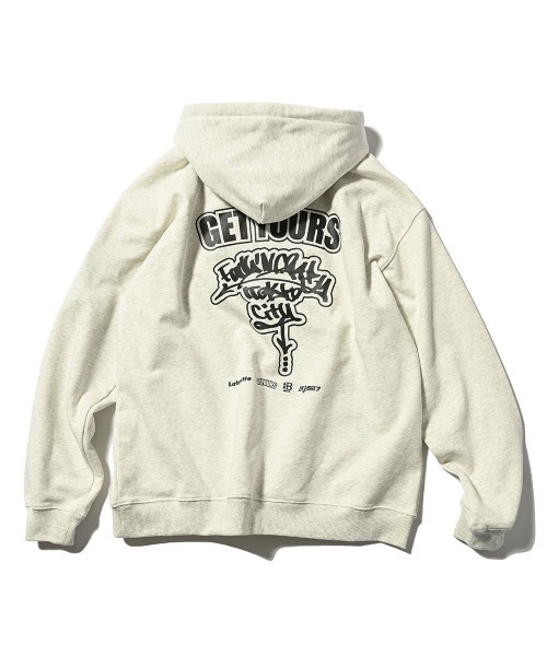 LFYT（エルエフワイティー）の「LFYT ラファイエット【Lafayette】× ゲットユアーズ【GET YOURS】- プルオーバーパーカー【FCTC HOODIE LE250201】（パーカー・メンズ・イエロー/アッシュ/ブラック・X-LARGE/LARGE/MEDIUM）」の6枚目の写真