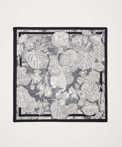 MONO-MART LADY'S（モノマートレディース）の「アソート ヴィンテージライク 大判マルチ スカーフ 90×90cm（バンダナ/スカーフ・レディース・ブルー系/ベージュ/ピンク系/カーキ/ブラック・FREE）」の6枚目の写真