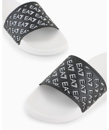EMPORIO ARMANI EA7（エンポリオアルマーニイーエーセブン）の「<ZOZO限定>【エンポリオ アルマーニ EA7】スライドサンダル オールオーバーロゴ（サンダル）」