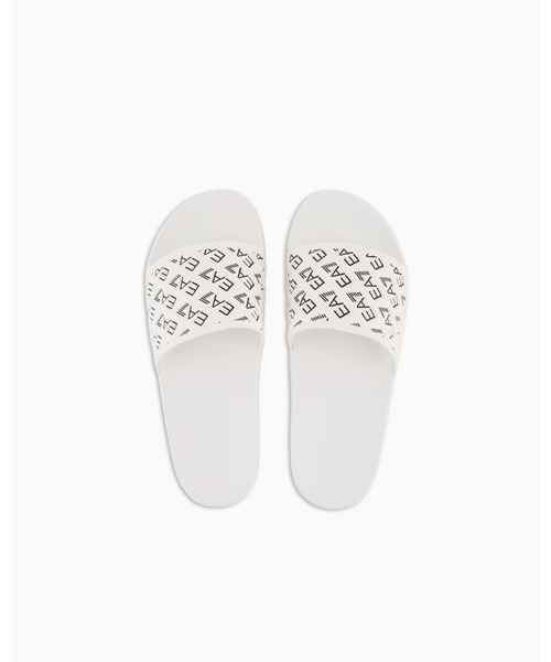 EMPORIO ARMANI EA7(エンポリオアルマーニイーエーセブン)の「<ZOZO限定>【エンポリオ アルマーニ EA7】スライドサンダル オールオーバーロゴ(サンダル・メンズ・ブラック/ブラック×ホワイト/ホワイト系その他・40/41/42/43/44/36/37/38/39)」の10枚目の写真