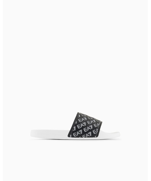 EMPORIO ARMANI EA7(エンポリオアルマーニイーエーセブン)の「<ZOZO限定>【エンポリオ アルマーニ EA7】スライドサンダル オールオーバーロゴ(サンダル・メンズ・ブラック/ブラック×ホワイト/ホワイト系その他・40/41/42/43/44/36/37/38/39)」の7枚目の写真