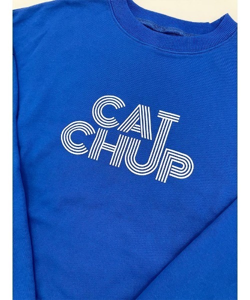 Catchup(ケチャップ)の「【Catchup】Catchupグラフィックスウェットトップス(大人サイズ)(Tシャツ/カットソー・レディース・ライトグリーン/ブルー・M/L/XL/S)」の6枚目の写真