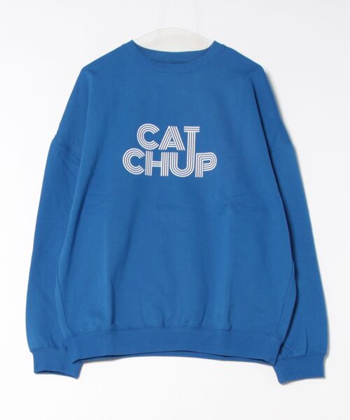 Catchup(ケチャップ)の「【Catchup】Catchupグラフィックスウェットトップス(大人サイズ)(Tシャツ/カットソー・レディース・ライトグリーン/ブルー・M/L/XL/S)」の5枚目の写真